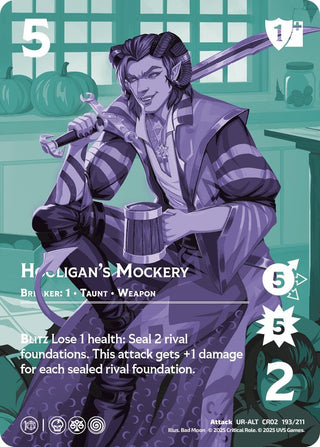 Image for Hooligan's Mockery (Alternate Art) (193/211) (Critical Role: Heroes of Exandria) - UniVersus