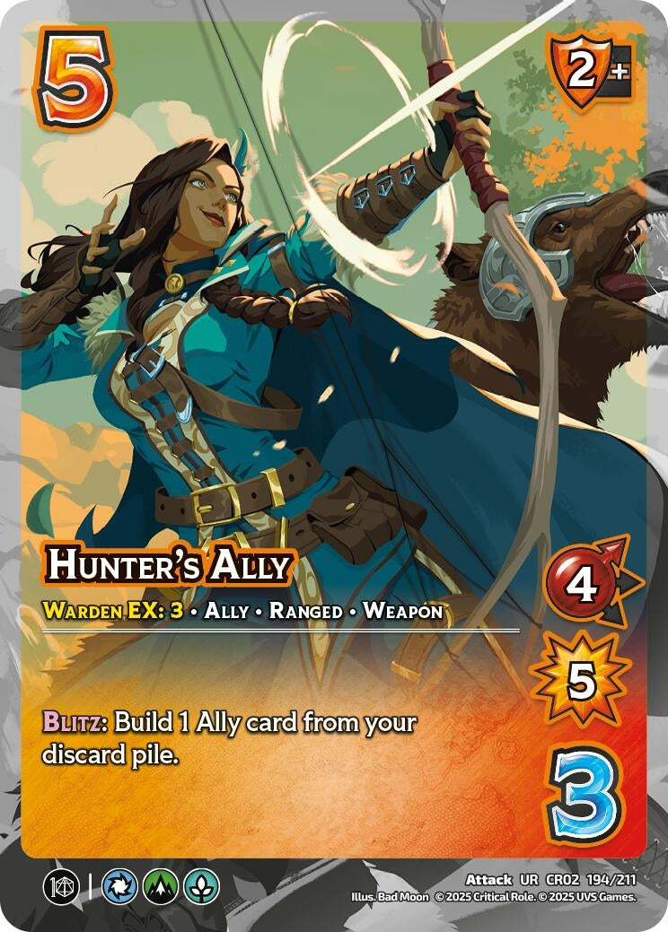Image for Hunter's Ally (194/211) (Critical Role: Heroes of Exandria) - UniVersus