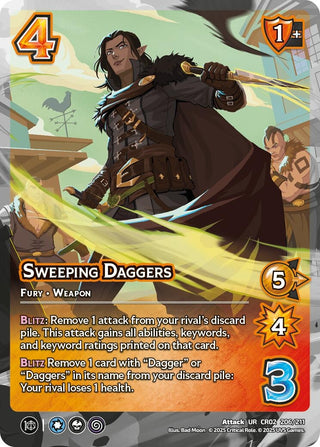 Image for Sweeping Daggers (206/211) (Critical Role: Heroes of Exandria) - UniVersus
