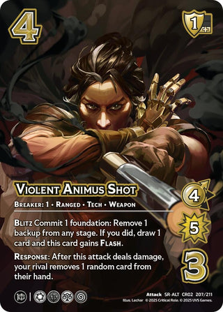 Image for Violent Animus Shot (Alternate Art) (207/211) (Critical Role: Heroes of Exandria) - UniVersus