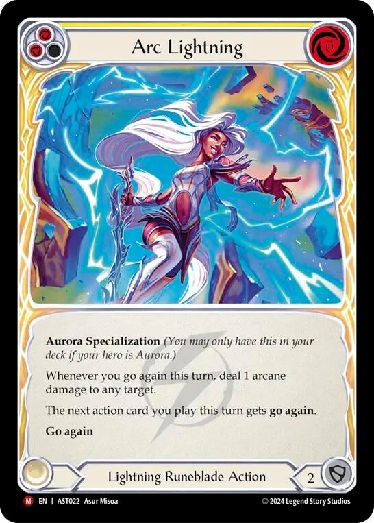 Image for Arc Lightning (AST022) (Armory Deck: Aurora) - Flesh and Blood TCG