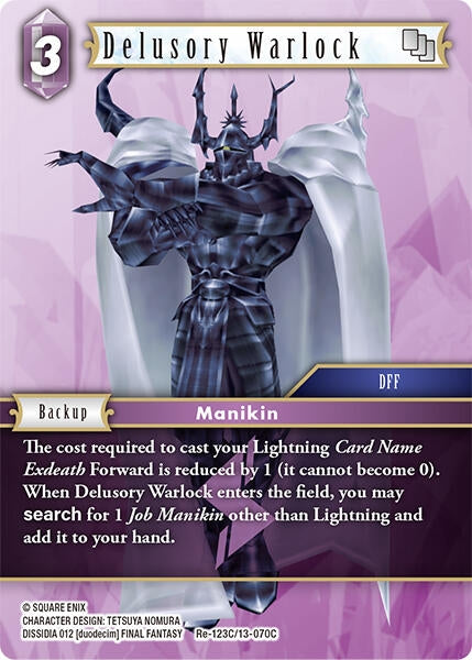 Image for Delusory Warlock (Re-123C/13-070C) (Legacy Collection) - Final Fantasy TCG
