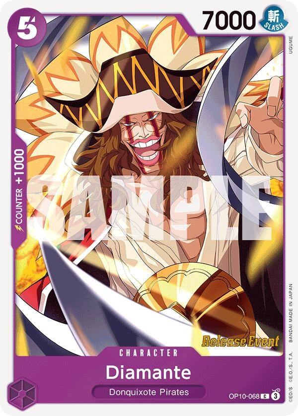 Image for Diamante (OP10-068) (Royal Blood Release Event Cards) - One Piece Card Game