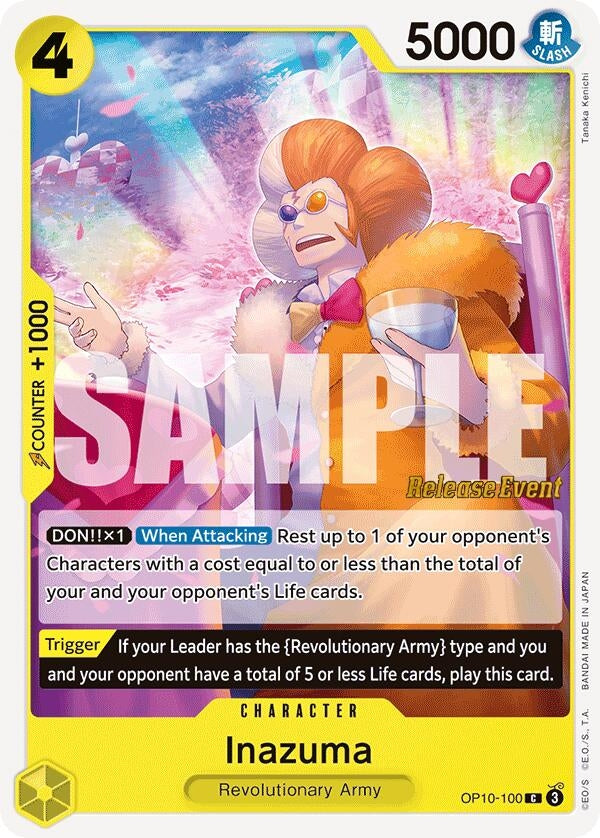 Image for Inazuma (OP10-100) (Royal Blood Release Event Cards) - One Piece Card Game
