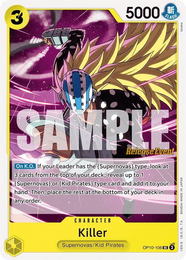 Image for Killer (OP10-106) (Royal Blood Release Event Cards) - One Piece Card Game