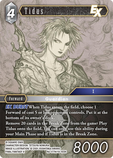 Image for Tidus EX (Re-177H/19-103H) (Legacy Collection) - Final Fantasy TCG