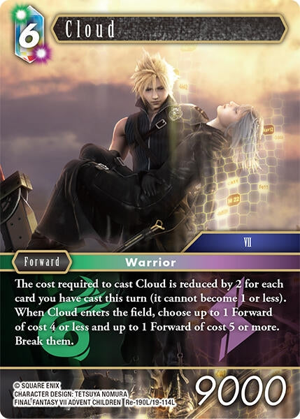 Image for Cloud (Re-190L/19-114L) (Re-190L/19-114L) (Legacy Collection) - Final Fantasy TCG