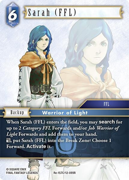 Image for Sarah (FFL) (Re-157C/12-099R) (Legacy Collection) - Final Fantasy TCG