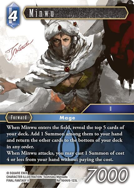 Image for Minwu (Re-164H/6-123L) (Legacy Collection) - Final Fantasy TCG