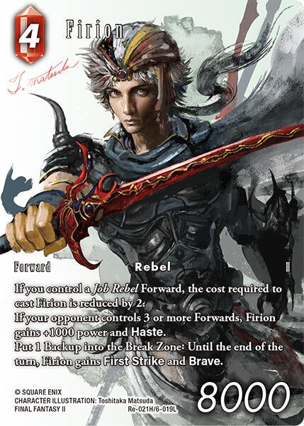 Image for Firion (Full Art) (Re-021H/6-019L) (Legacy Collection) - Final Fantasy TCG