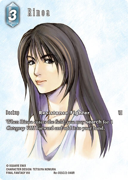 Image for Rinoa (Rare) (Full Art) (Re-055C/2-048R) (Legacy Collection) - Final Fantasy TCG