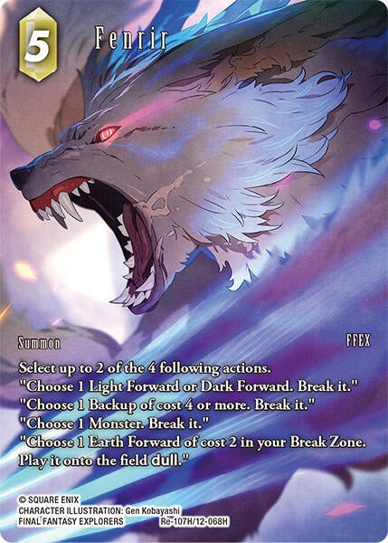 Image for Fenrir (Full Art) (Re-107H/12-068H) (Legacy Collection) - Final Fantasy TCG