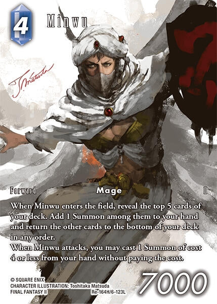 Image for Minwu (Full Art) (Re-164H/6-123L) (Legacy Collection) - Final Fantasy TCG