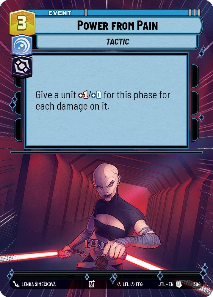 Image for Power from Pain (Hyperspace) (304) (Jump to Lightspeed) - Star Wars: Unlimited