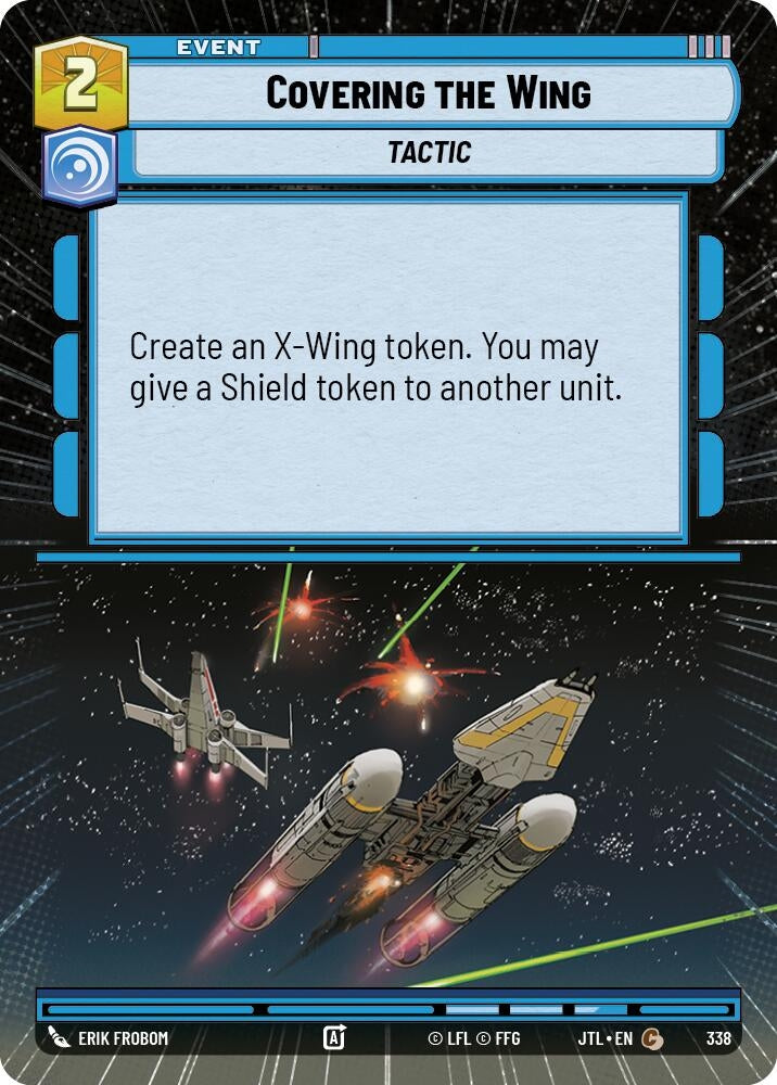 Image for Covering the Wing (Hyperspace) (338) (Jump to Lightspeed) - Star Wars: Unlimited