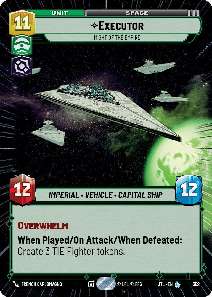Image for Executor - Might of the Empire (Hyperspace) (352) (Jump to Lightspeed) - Star Wars: Unlimited