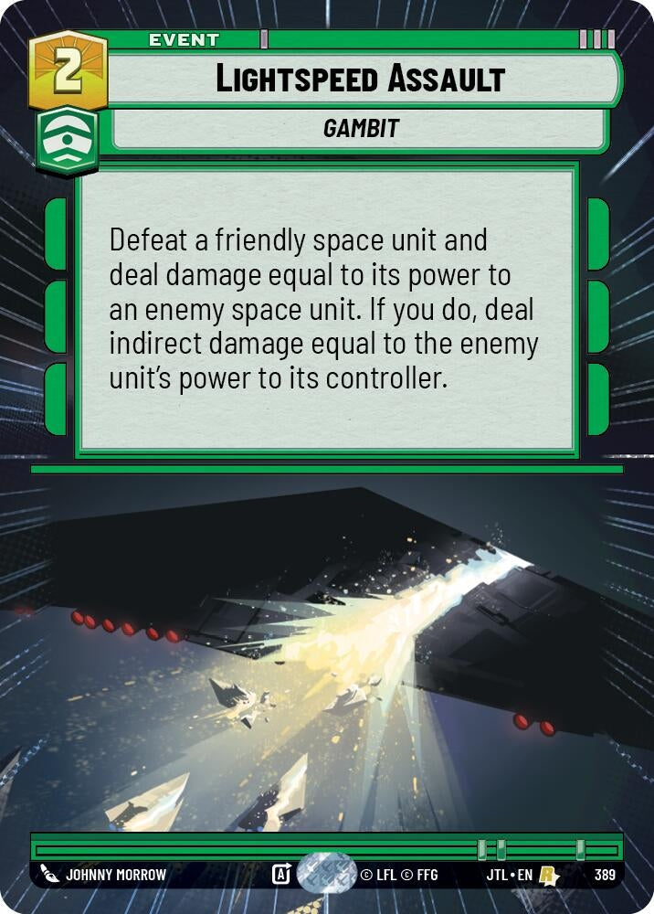 Image for Lightspeed Assault (Hyperspace) (389) (Jump to Lightspeed) - Star Wars: Unlimited
