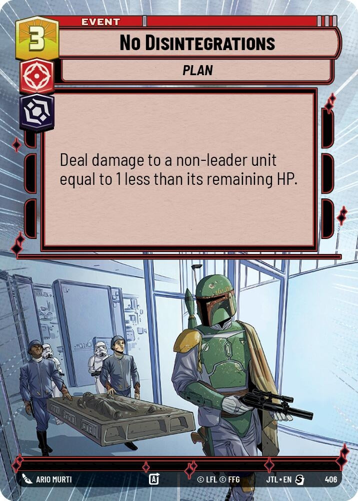 Image for No Disintegrations (Hyperspace) (406) (Jump to Lightspeed) - Star Wars: Unlimited
