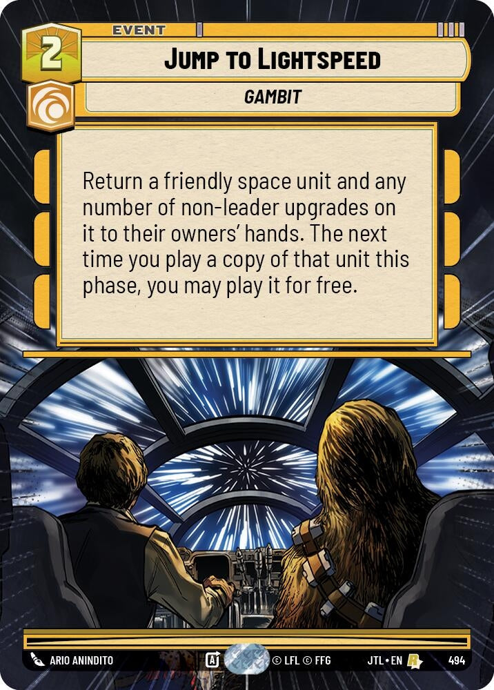 Image for Jump to Lightspeed (Hyperspace) (494) (Jump to Lightspeed) - Star Wars: Unlimited
