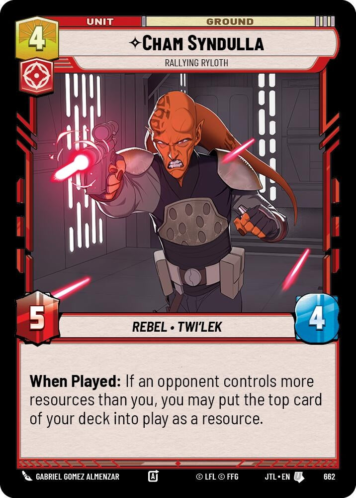Image for Cham Syndulla - Rallying Ryloth (Foil) (662) (Jump to Lightspeed) - Star Wars: Unlimited