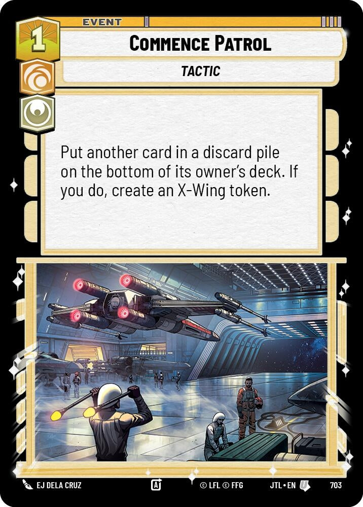 Image for Commence Patrol (Foil) (703) (Jump to Lightspeed) - Star Wars: Unlimited