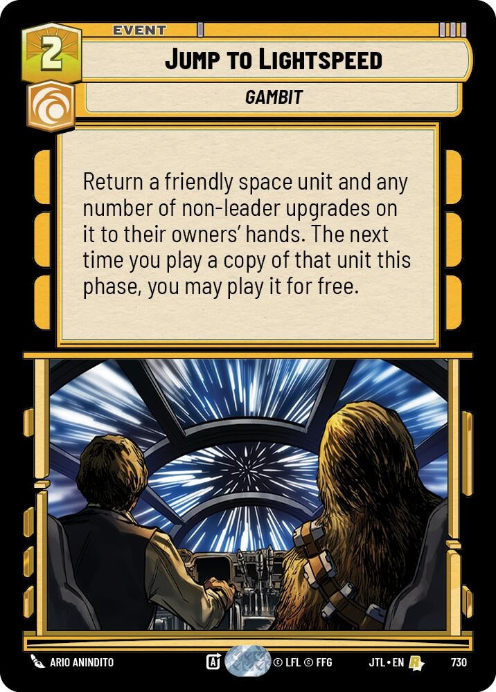 Image for Jump to Lightspeed (Foil) (730) (Jump to Lightspeed) - Star Wars: Unlimited