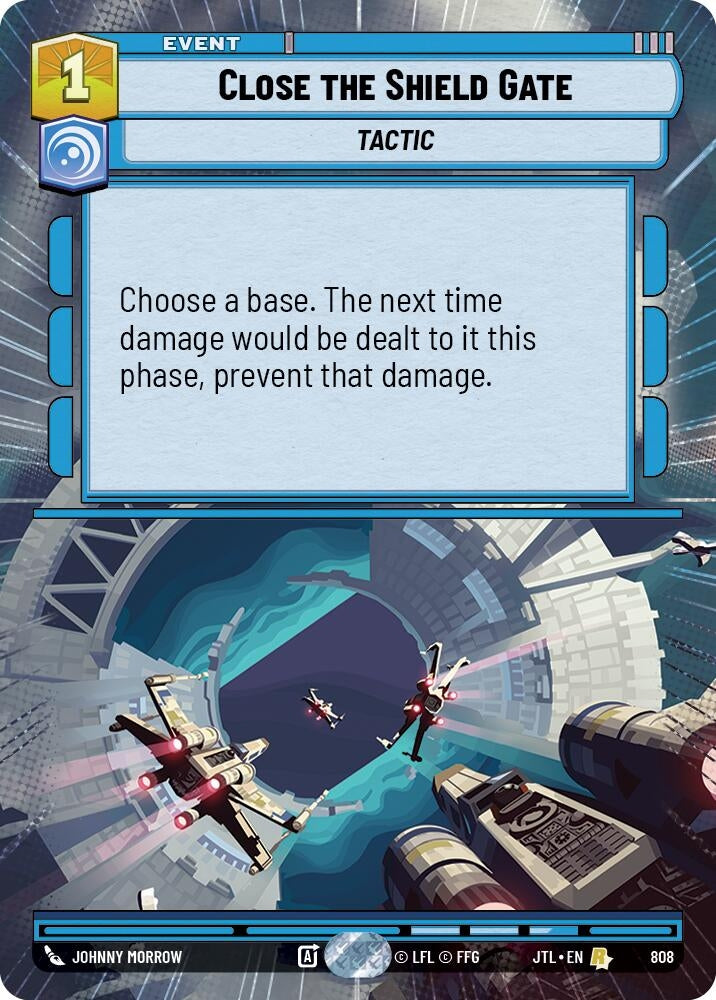 Image for Close the Shield Gate (Hyperspace Foil) (808) (Jump to Lightspeed) - Star Wars: Unlimited