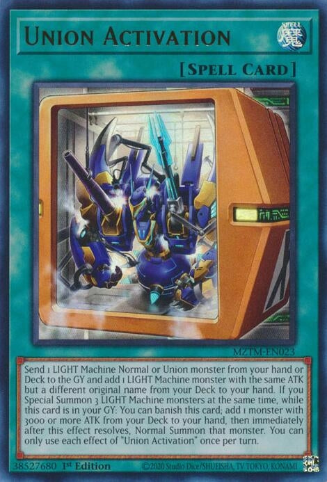 Union Activation (MZTM-EN023) (Maze of the Master)