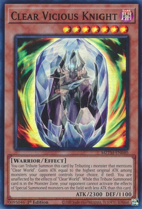 Clear Vicious Knight (MZTM-EN040) (Maze of the Master)