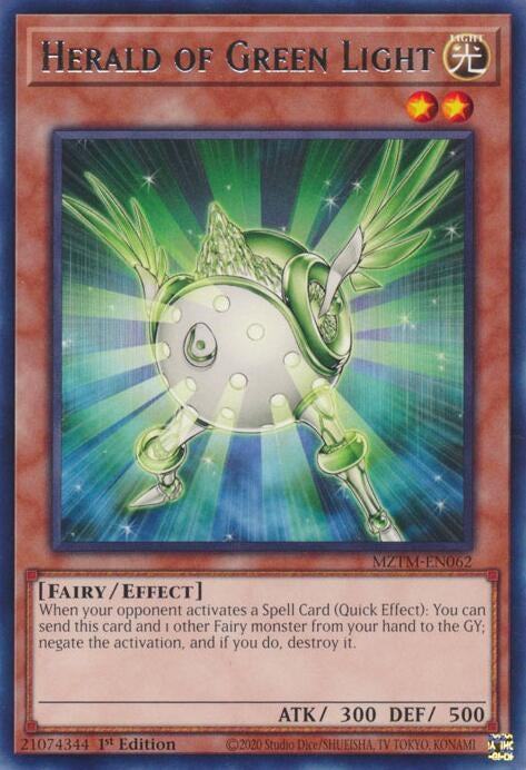 Herald of Green Light (MZTM-EN062) (Maze of the Master)