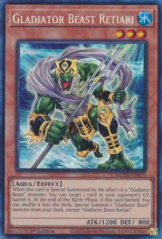 Gladiator Beast Retiari (CR) (MZTM-EN070) (Maze of the Master)