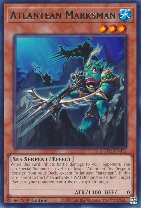 Atlantean Marksman (MZTM-EN072) (Maze of the Master)