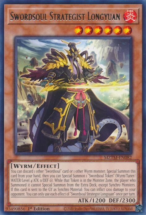Swordsoul Strategist Longyuan (MZTM-EN082) (Maze of the Master)