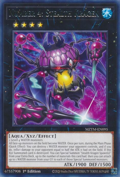 Number 4: Stealth Kragen (MZTM-EN095) (Maze of the Master)