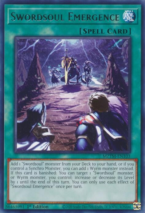 Swordsoul Emergence (MZTM-EN103) (Maze of the Master)
