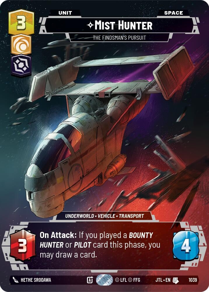 Image for Mist Hunter - The Findsman's Pursuit (Prestige) (1039) (Jump to Lightspeed) - Star Wars: Unlimited