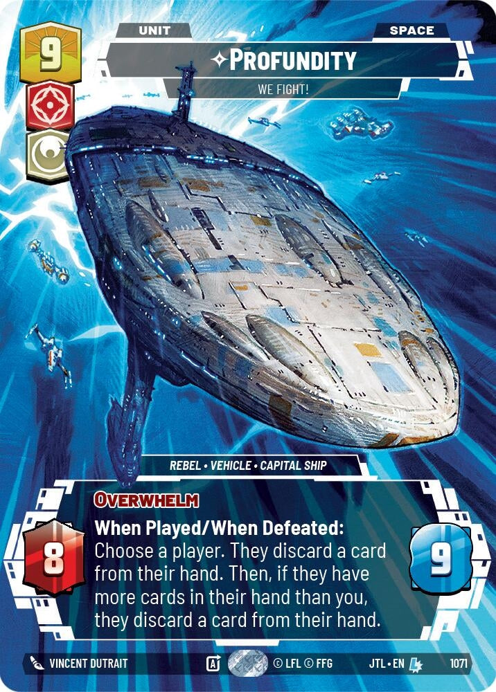 Image for Profundity - We Fight! (Prestige Foil) (1071) (Jump to Lightspeed) - Star Wars: Unlimited
