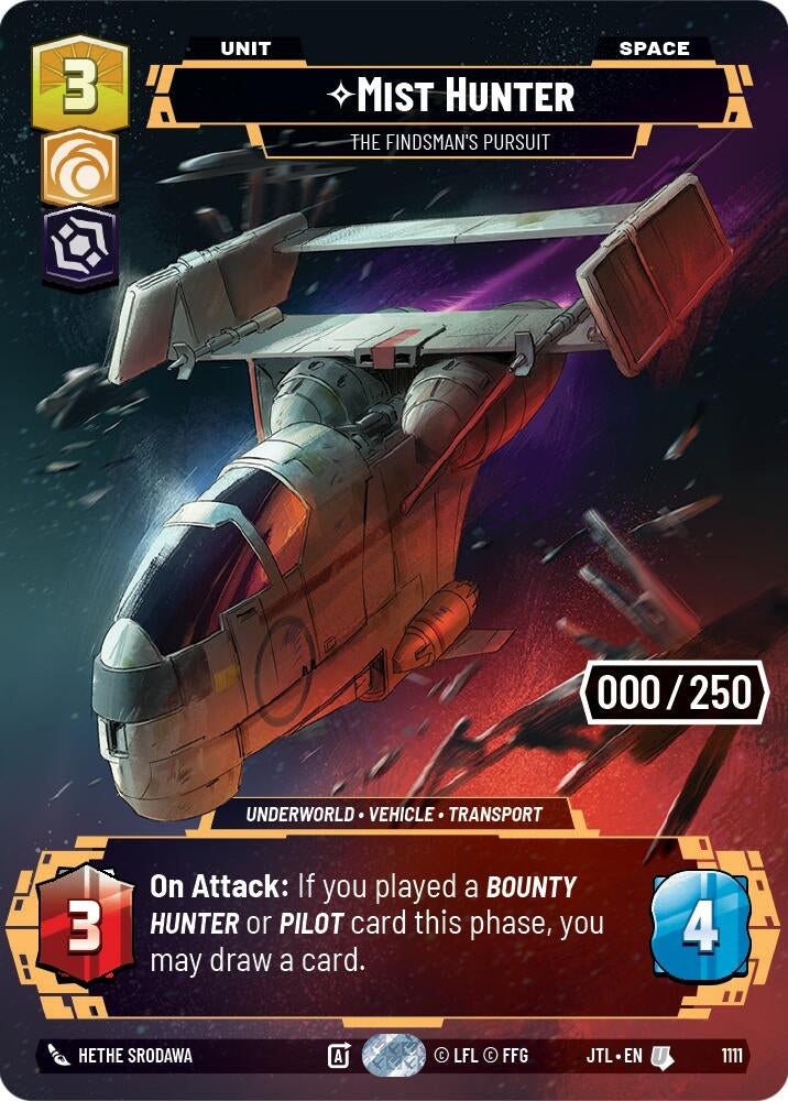 Image for Mist Hunter - The Findsman's Pursuit (Serialized) (1111) (Jump to Lightspeed) - Star Wars: Unlimited