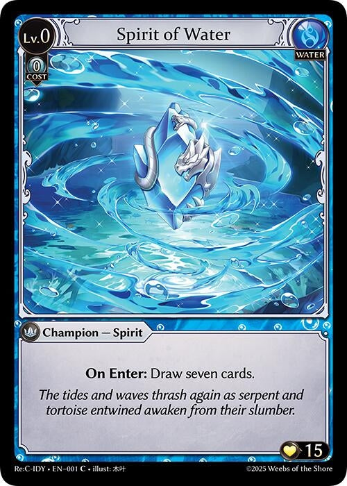 Image for Spirit of Water (001) (Diao Chan Re: Collection, Idyll Corsage) - Grand Archive TCG