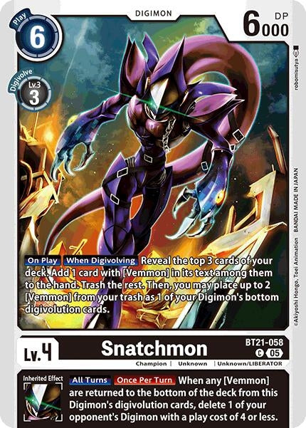 Snatchmon (BT21-058 C) (World Convergence)
