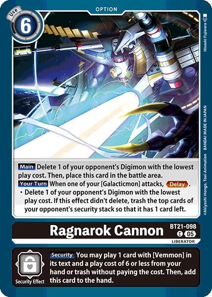 Ragnarok Cannon (BT21-098 C) (World Convergence)