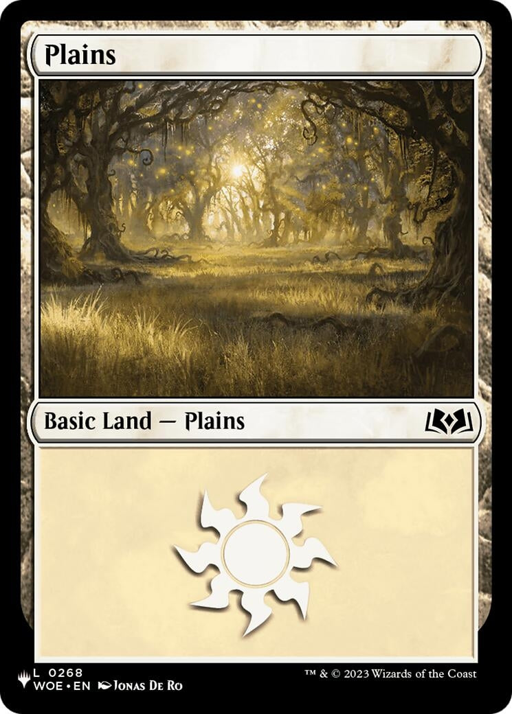 Image for Plains (0268) (WOE) (0268) (The List Reprints) - Magic: The Gathering