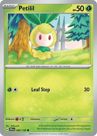 Image for Petilil (006/159) (SV09: Journey Together) - Pokemon