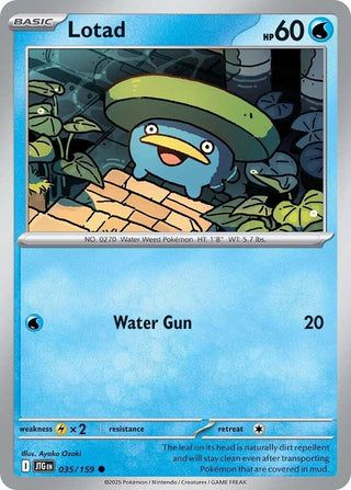 Image for Lotad (035/159) (SV09: Journey Together) - Pokemon