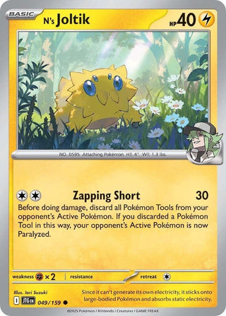 Image for N's Joltik (049/159) (SV09: Journey Together) - Pokemon