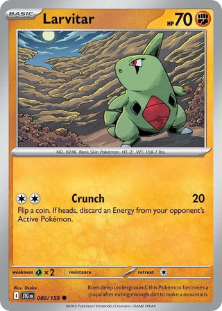 Image for Larvitar (080/159) (SV09: Journey Together) - Pokemon
