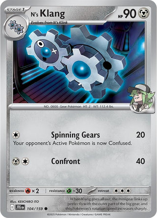 Image for N's Klang (104/159) (SV09: Journey Together) - Pokemon
