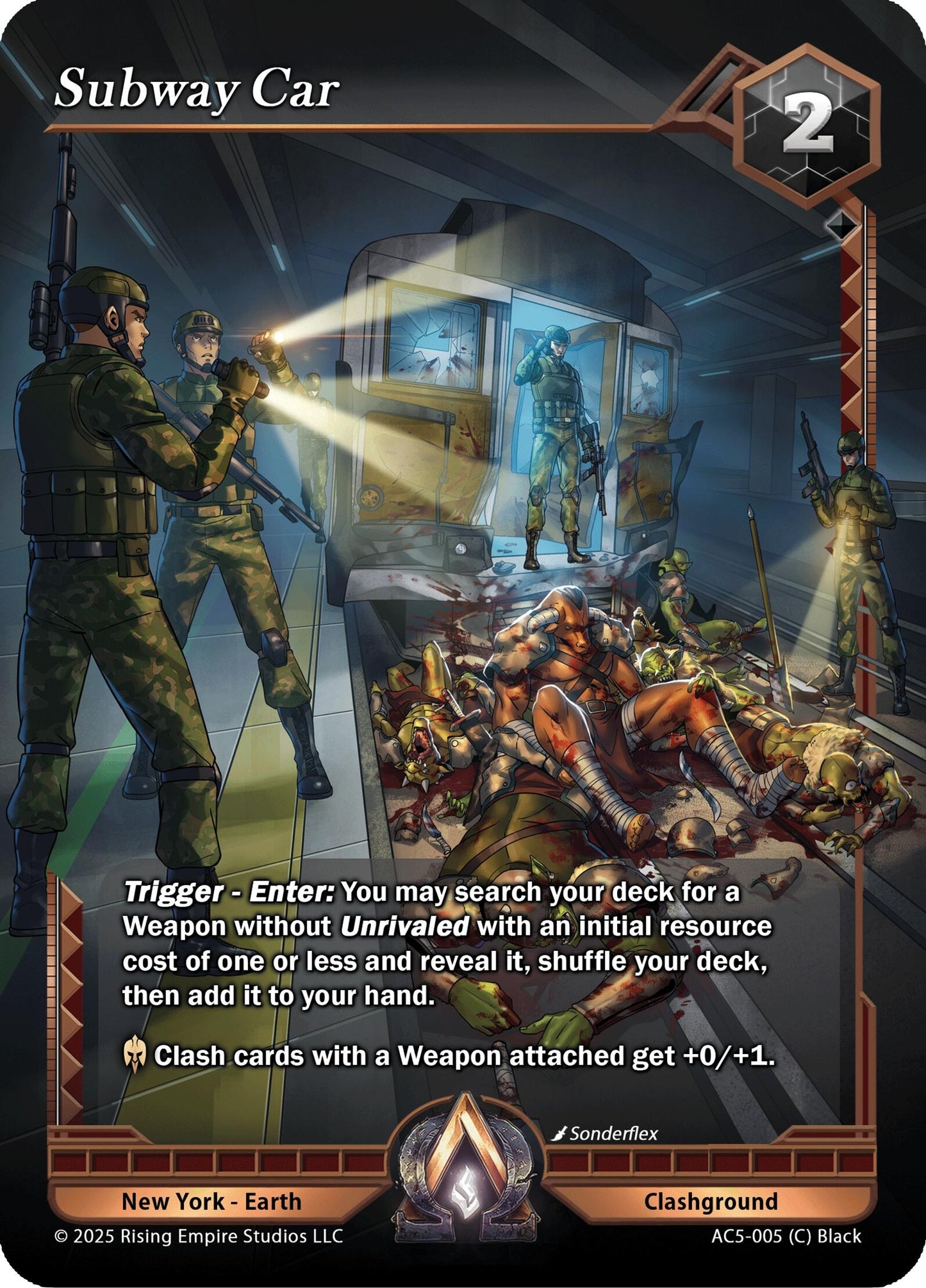 Image for Subway Car (AC5-005) (AC5) - Alpha Clash