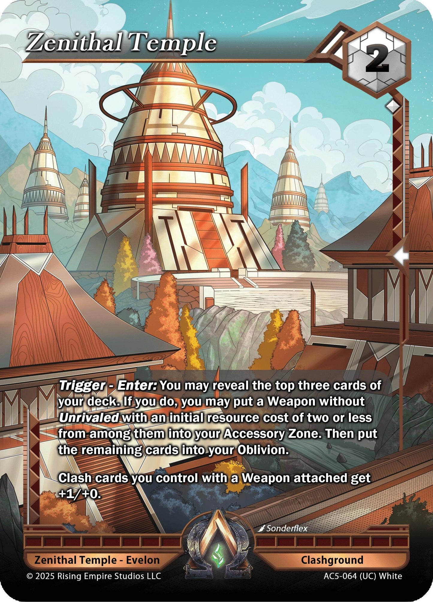 Image for Zenithal Temple (AC5-064) (AC5) - Alpha Clash