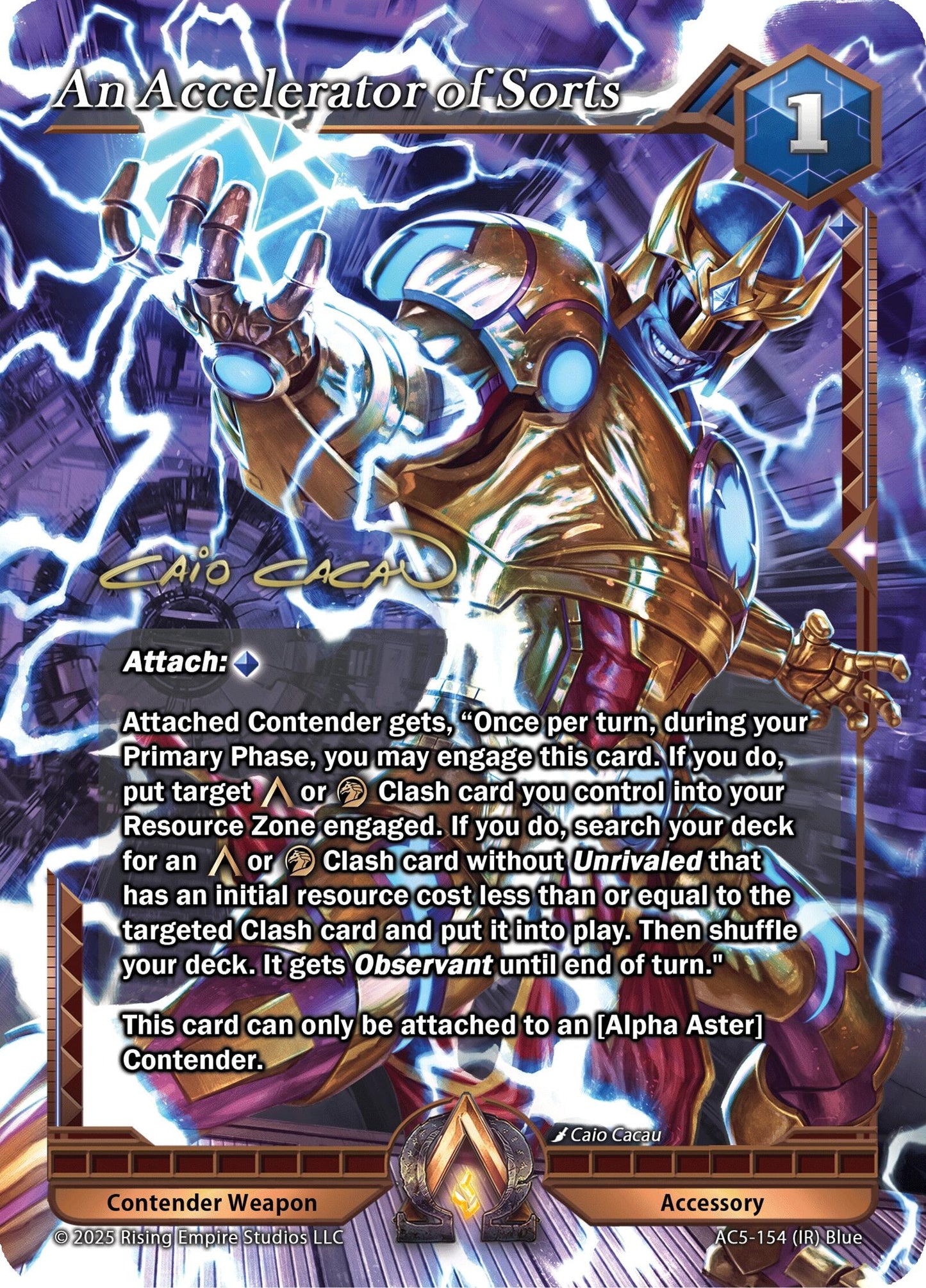 Image for An Accelerator of Sorts (Iconic Rare) (AC5-154) (AC5) - Alpha Clash